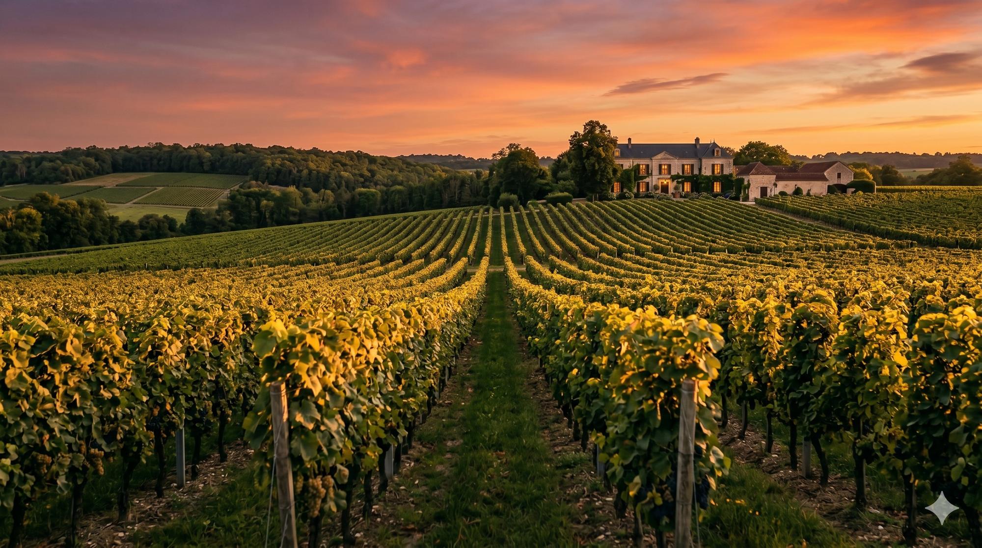 Les vignes du domaine Le Clos Saint-Martin